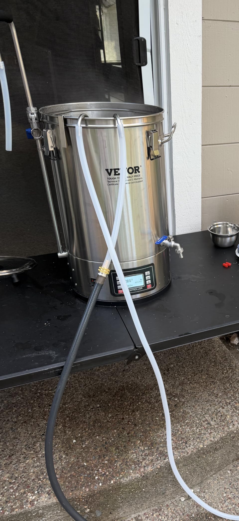 VEVOR Beer Brewing Equipment, 8 Gal/30L 304 Stainless Steel Home Beer Brewer, 1500W All-in-One Home Brewing Kit with Tall Strainer, Integrated Inner Barrel & Reinforced Handle customer photo 2