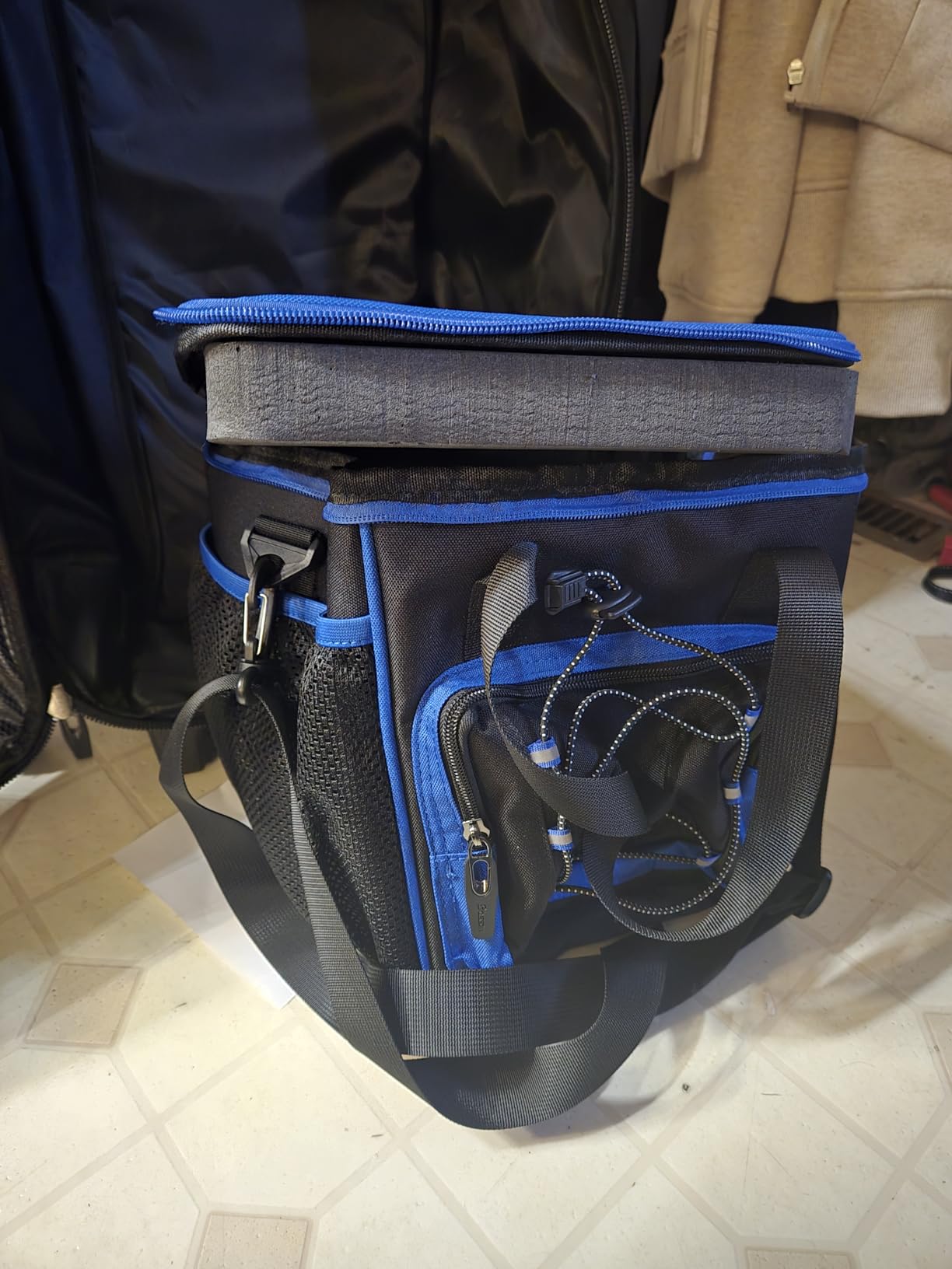 4 Ball Bowling Bag with Wheels, 3 Ball Bowling Bags Roller with 1 Ball Add On Bag, Multi-Pockets & Shoe Compartment (Fits Up to Size 16) customer photo 1