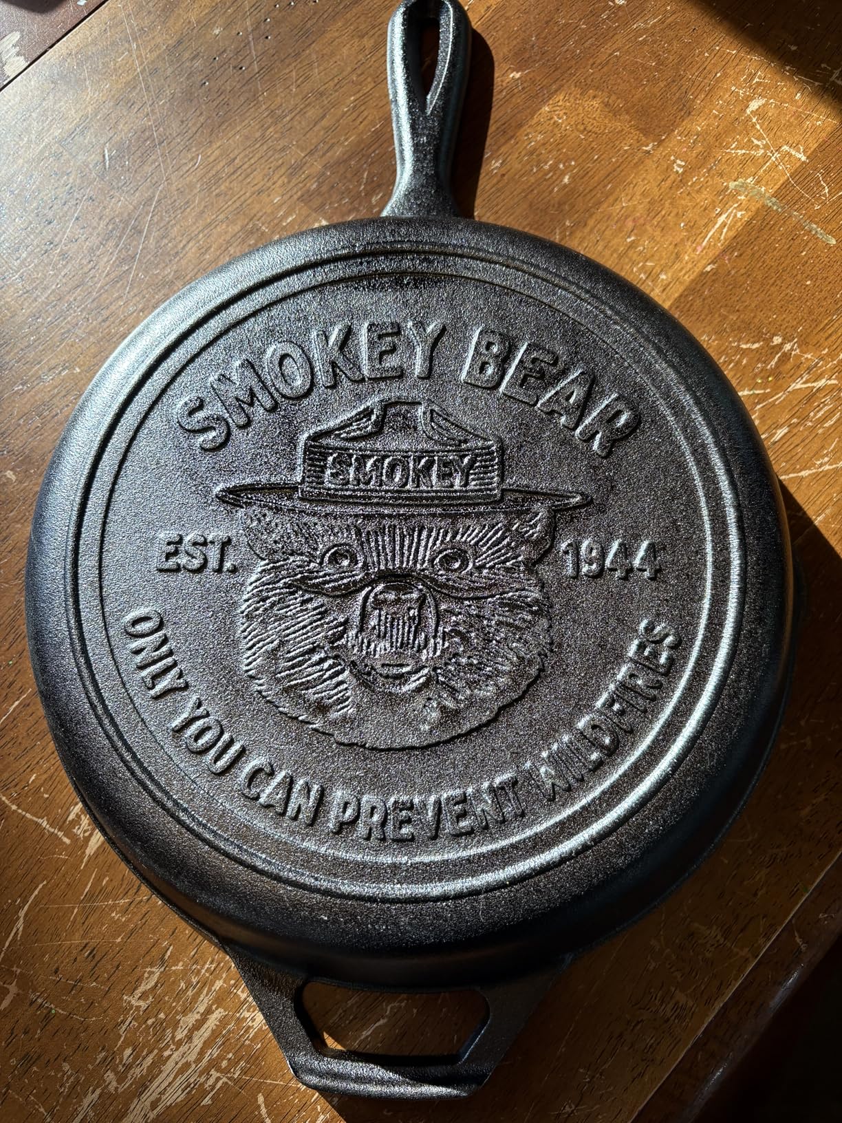 Lodge Cast Iron 10.25 In Skillet, Smokey Bear Logo customer photo 1