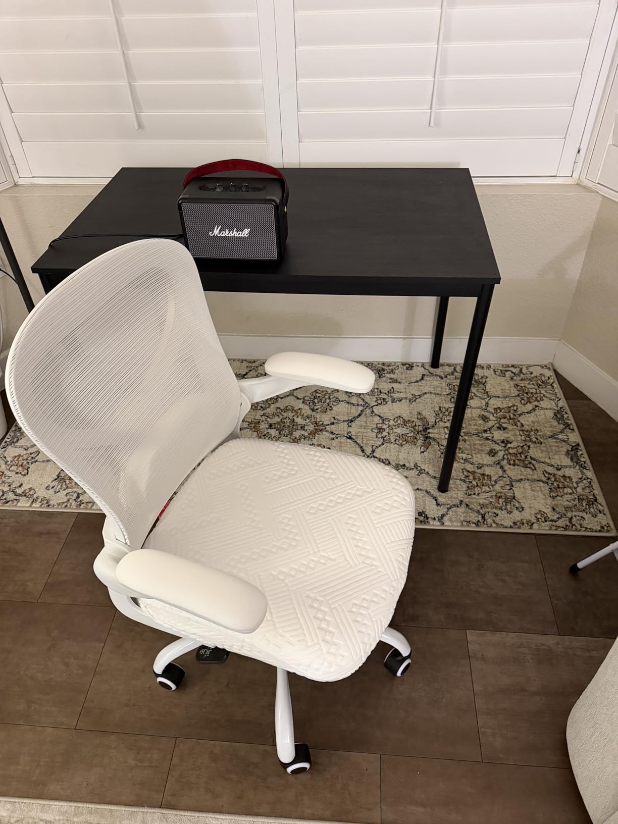 Office Desk Chair with Ergonomic Lumbar Support, Extra-Thick Seat Cushion, Flip-up Arms, Breathable Mesh Back, Computer Task Chair for Home Office customer photo 2