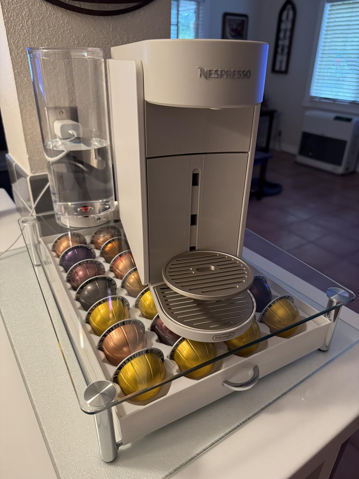 Nespresso Vertuo Up Coffee and Espresso Maker by DeLonghi, White customer photo 1