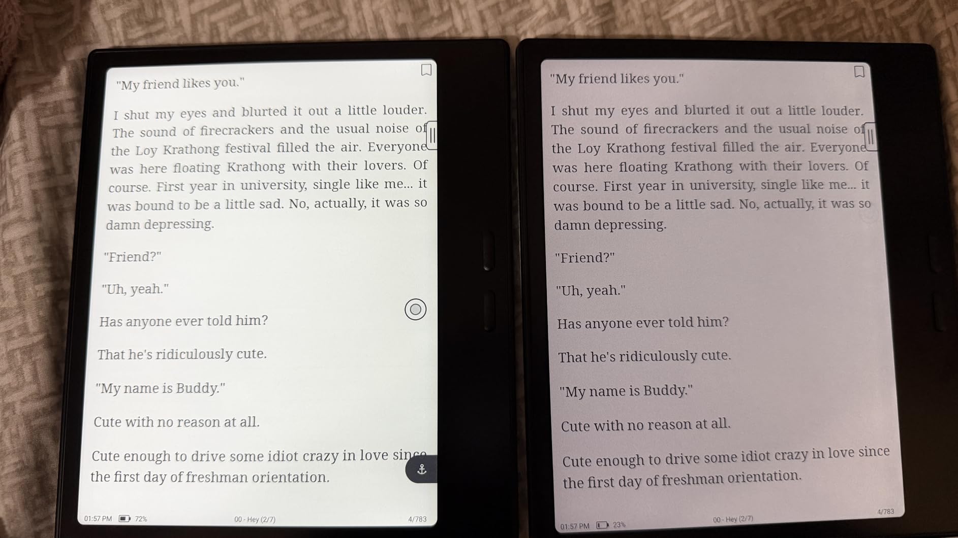 BOOX Tablet Go 7 B/W E Ink Tablet 4G 64G Support Active Stylus InkSense (White) customer photo 1