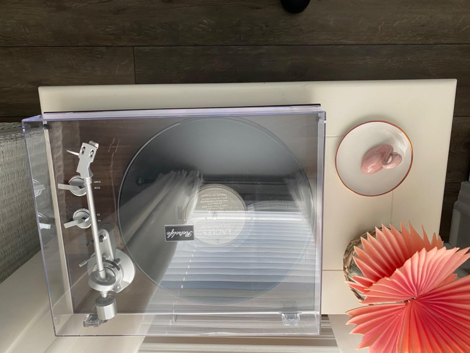 Turntable Record Player Wireless Output Vinyl Players Aluminium Platter Carbon Fiber Tonearm Belt-Drive LP 33 45 RPM Phono Audio AT-3600L MM Cartridge RCA Line Anti-Skate Pitch Control Coffee customer photo 1