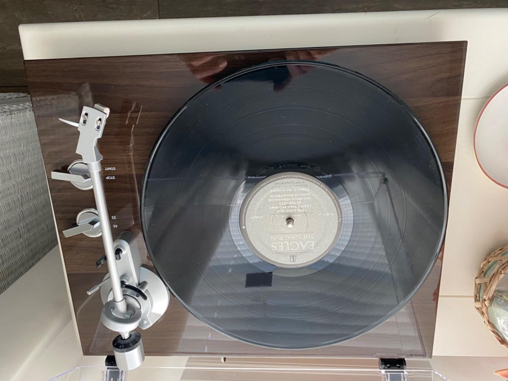 Turntable Record Player Wireless Output Vinyl Players Aluminium Platter Carbon Fiber Tonearm Belt-Drive LP 33 45 RPM Phono Audio AT-3600L MM Cartridge RCA Line Anti-Skate Pitch Control Coffee customer photo 2