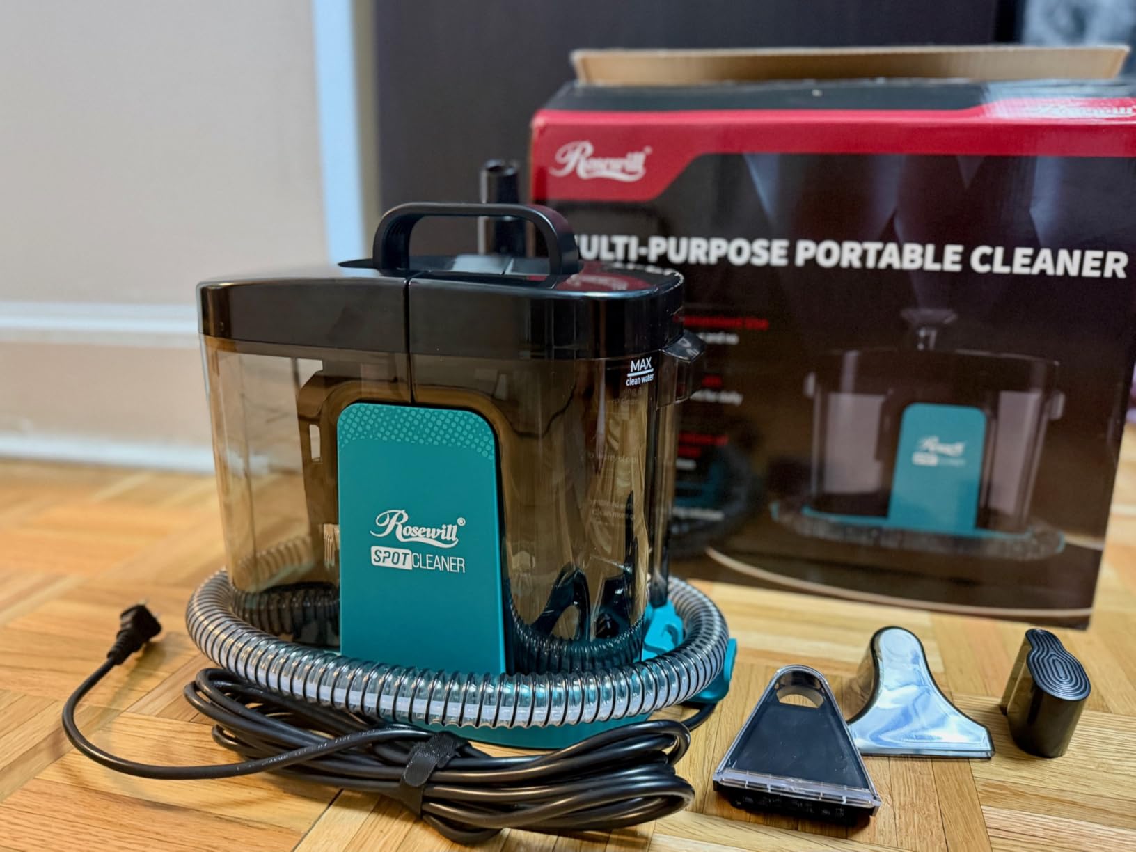 Rosewill Multi-Purpose Portable Carpet and Upholstery Cleaner, 17 KPa Spot Cleaner, 550W Motor customer photo 2