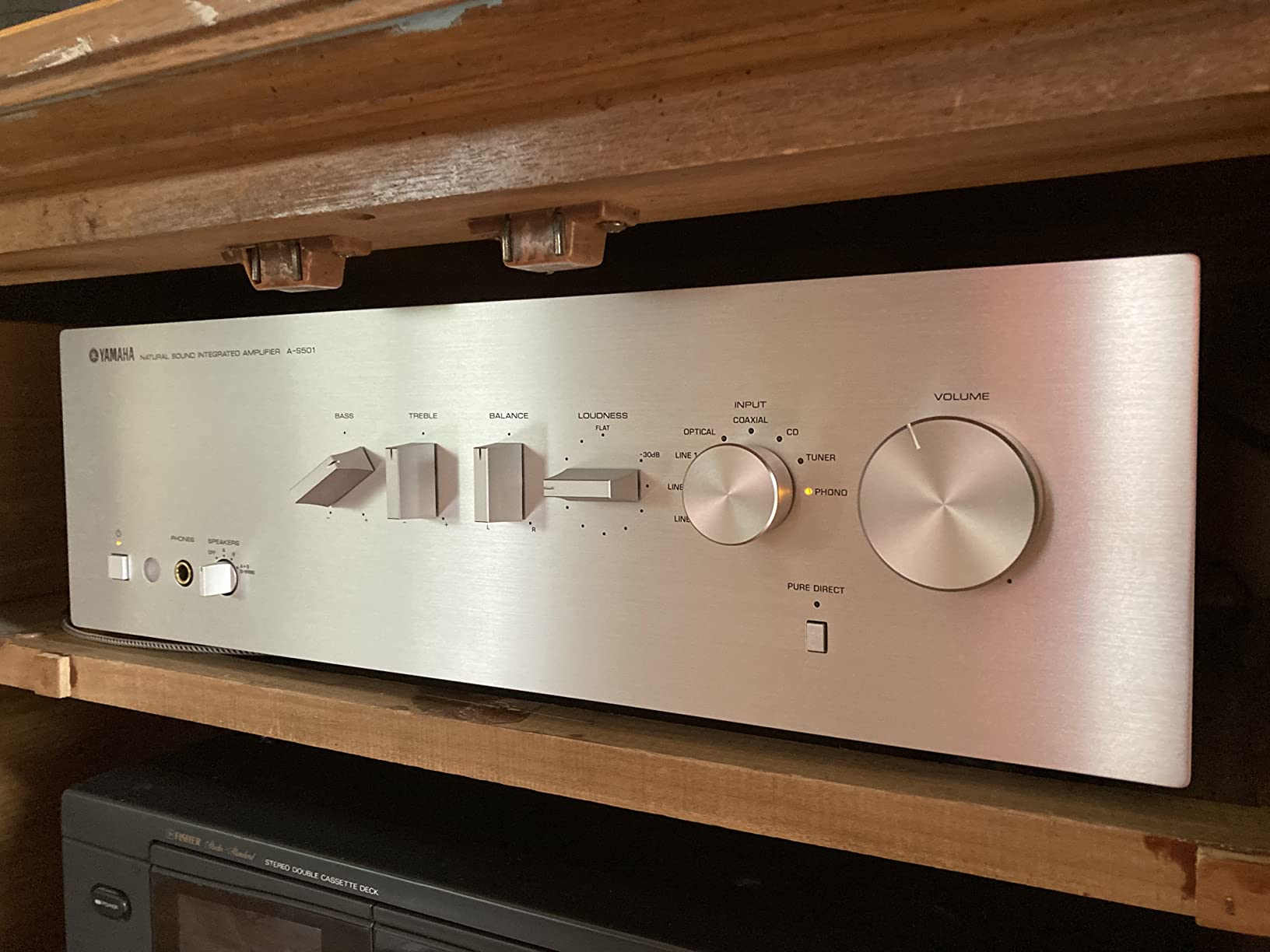 Yamaha A-S301BL Natural Sound Integrated Stereo Amplifier (Black) customer photo 1
