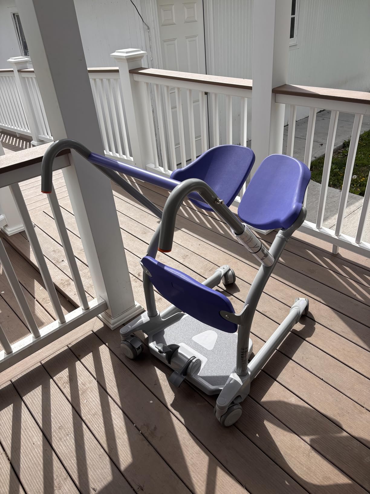 ArjoHuntleigh Sara Stedy Sit to Stand Manual Patient Lift Aid | Fully Assembled | Holds up to 400 Pounds | Users 4'11