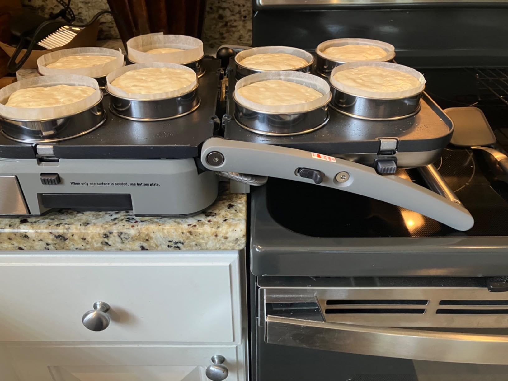 Electric Griddler FIVE Countertop Grill, Enjoy 5-in-1 Functions Including Panini Press, LCD Display, Wide Temperature Range, and Sear Function, Nonstick Plates, GR-5NAS, Stainless Steel customer photo 2