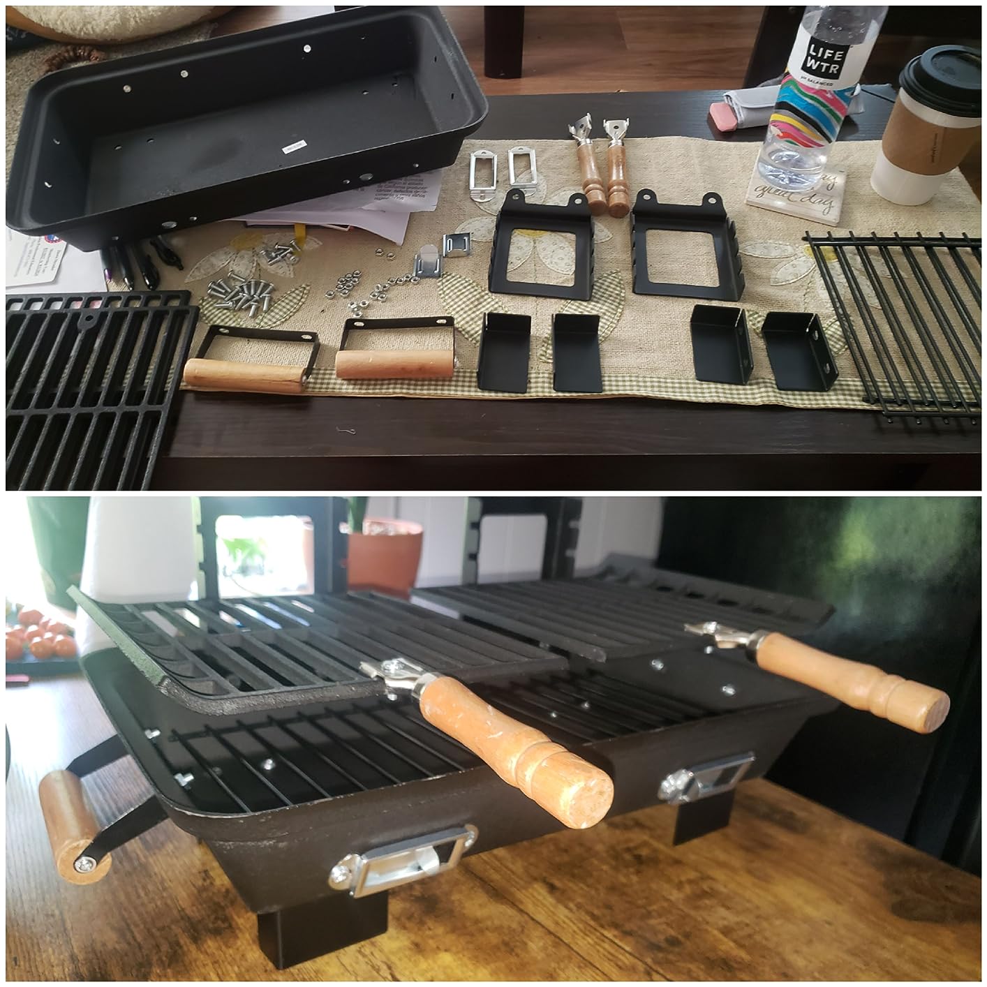 Kay Home Product's Cast Iron Hibachi Charcoal Grill, 10 by 18-Inch (Limited Edition) customer photo 1