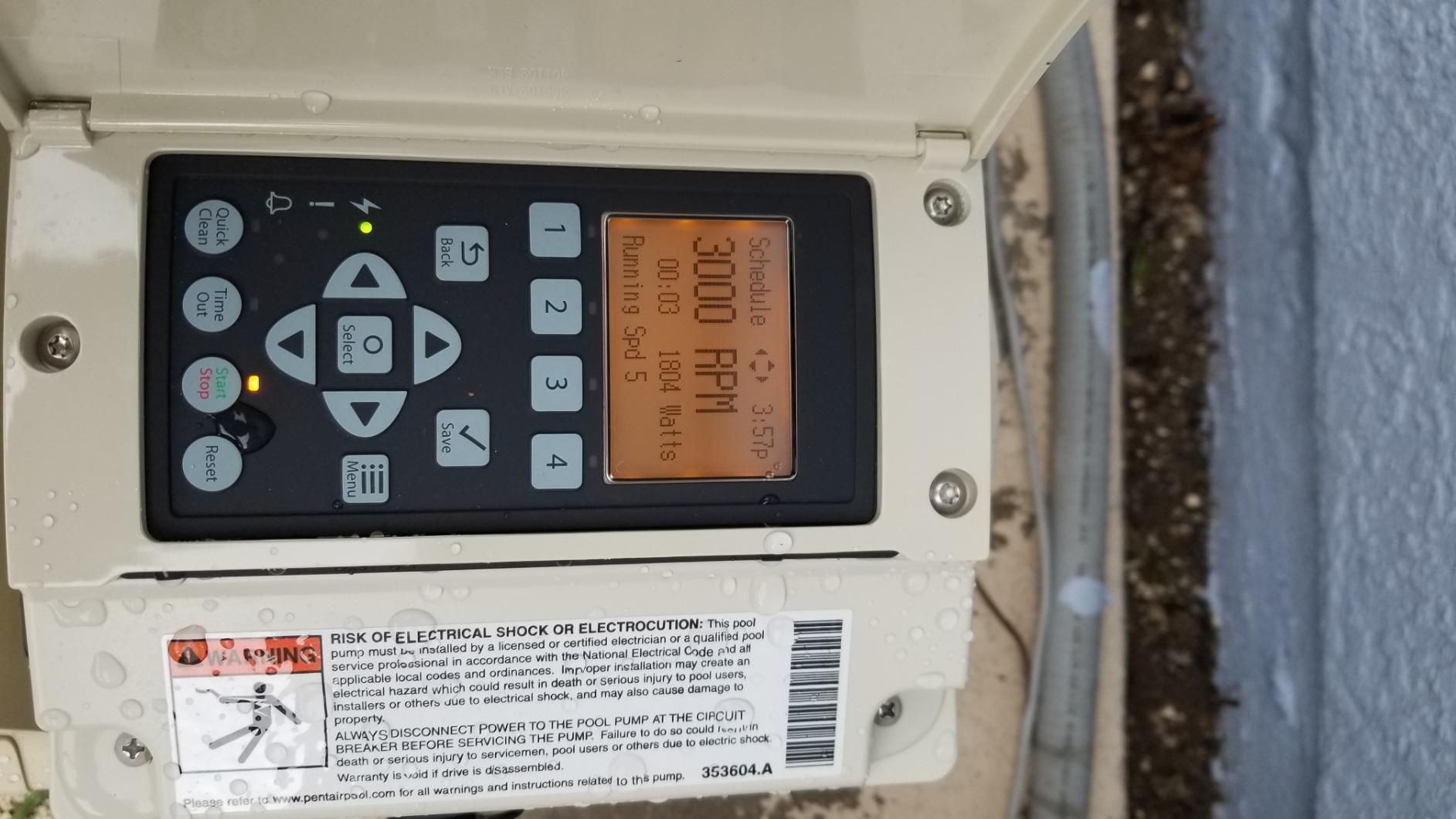 Pentair 011028 IntelliFlo VS Energy Efficient 230V Variable Speed In Ground Swimming Pool and Spa Pump with Digital Control Keypad customer photo 2