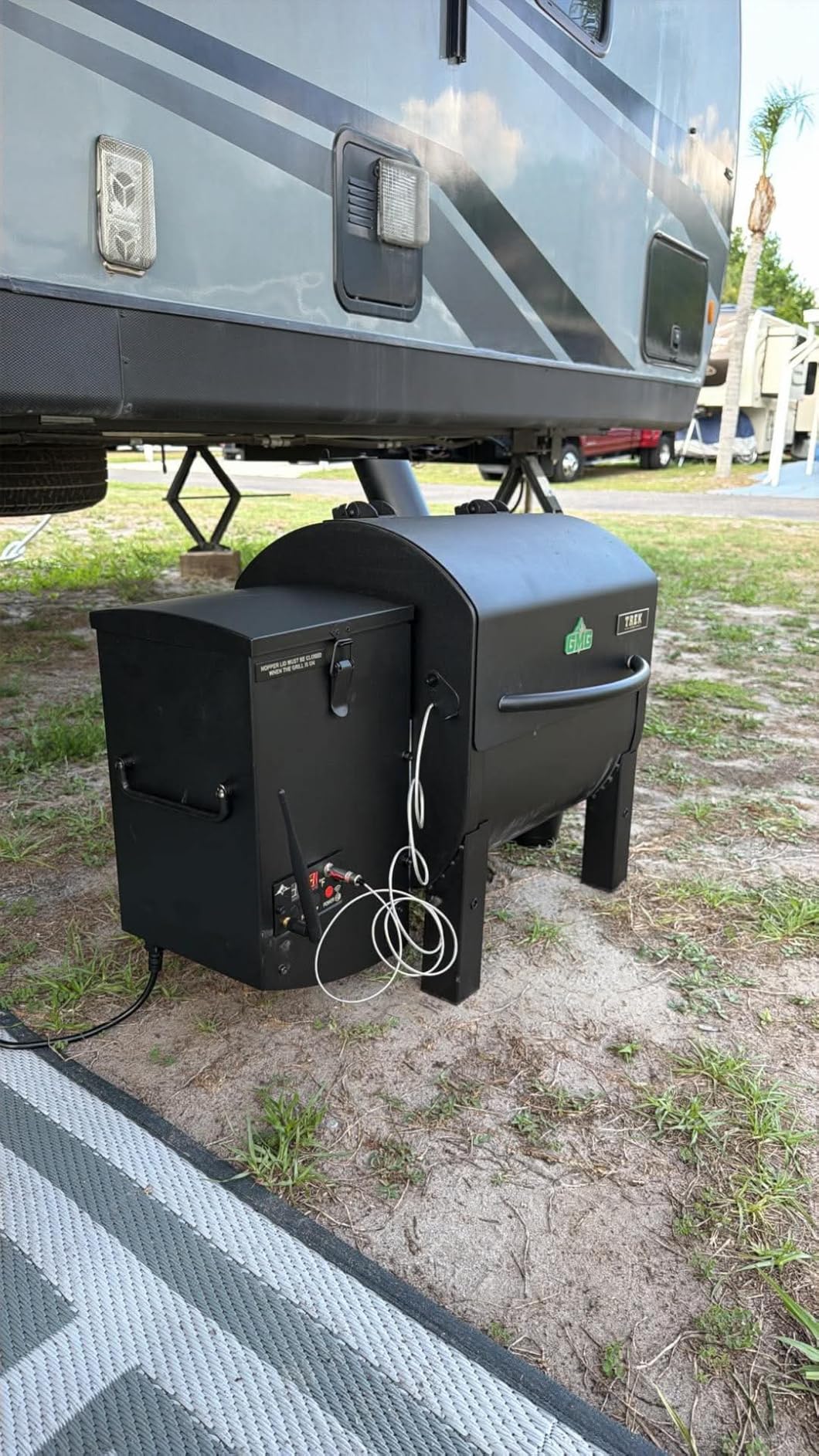 GMG Green Mountain Grills Trek Prime 2.0 WiFi Portable Wood Pellet Tailgating Camping BBQ Smoker Grill - Digital Enabled customer photo 1
