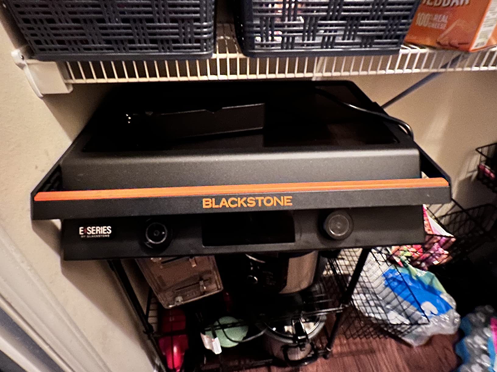 Blackstone 22-Inch Electric Griddle - 1600W Non Stick Ceramic Titanium Coated Stainless Steel Tabletop Griddle with EZ-Touch Control Dial, LCD Display, Patented Rotate & Remove Glass Hood - 8001 customer photo 1