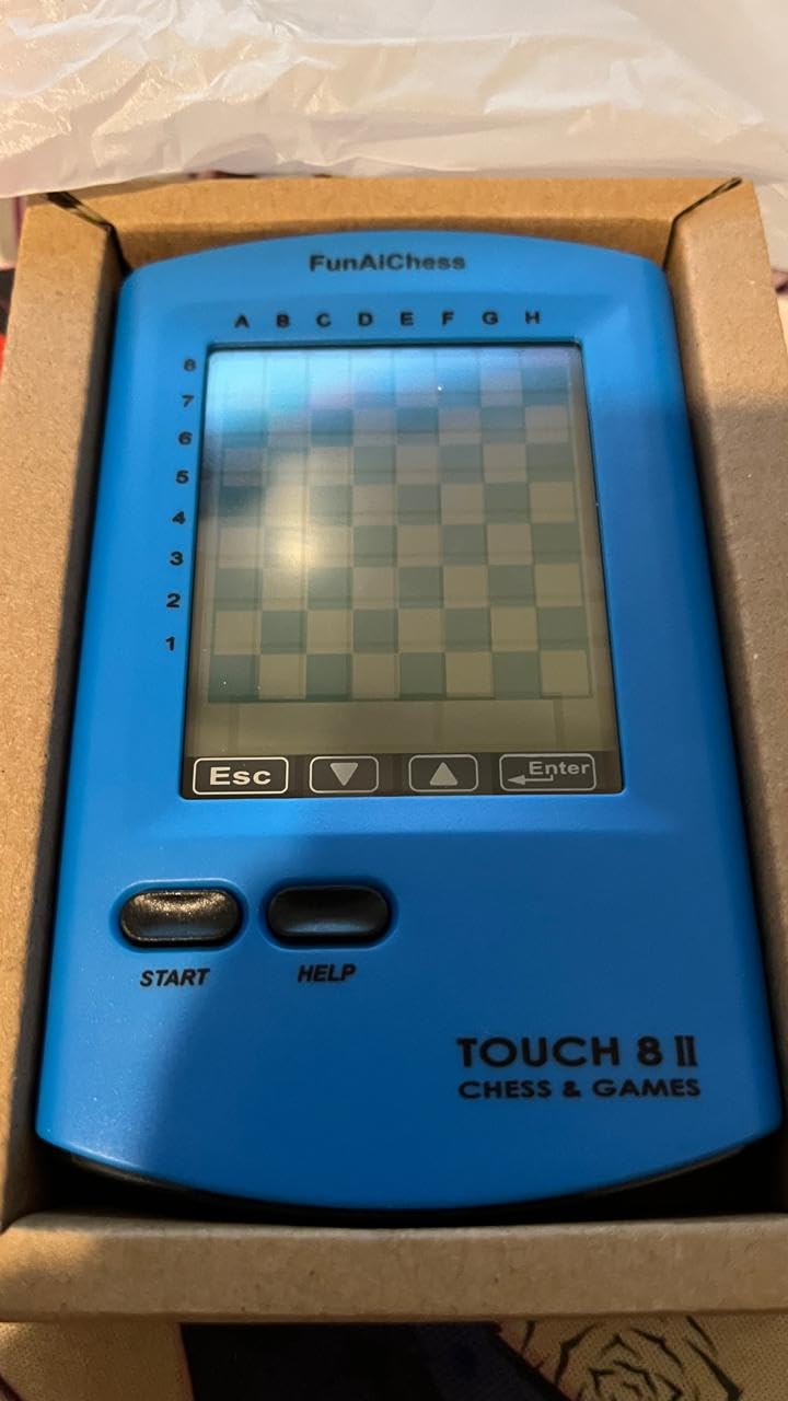 Handheld Electronic Chess Board 8 in 1 Touch Chess Computer Game Portable Electronic Chess Set for Adults, Kids, and Beginners customer photo 2