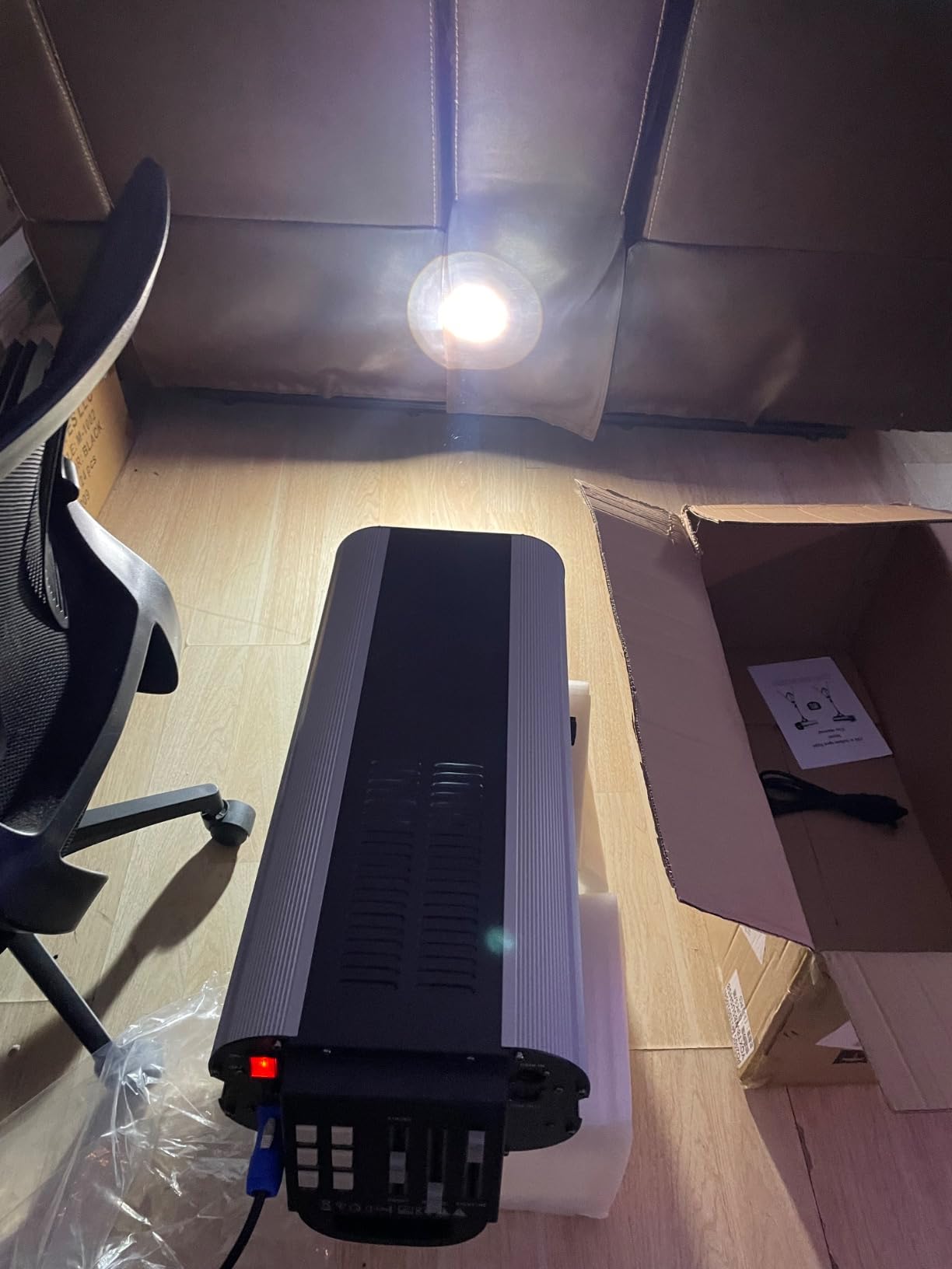 350W Stage Spotlight with Tripod, Stage Lighting with DMX & Manual Control 6 Colors 3 Color Temperatures 5600K 6000K 3200K, Follow Spot Light for Wedding DJ Party Theater Concert customer photo 2