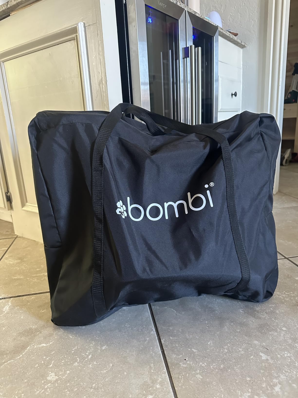 Bombi Beebee V2 Lightweight Baby Stroller - Premium Vegan Leather, One-Hand Fold, Infinite Recline, Aircraft-Grade Aluminum Frame, XXL Canopy, and Ample Storage Umbrella Stroller - Hunter Green customer photo 2