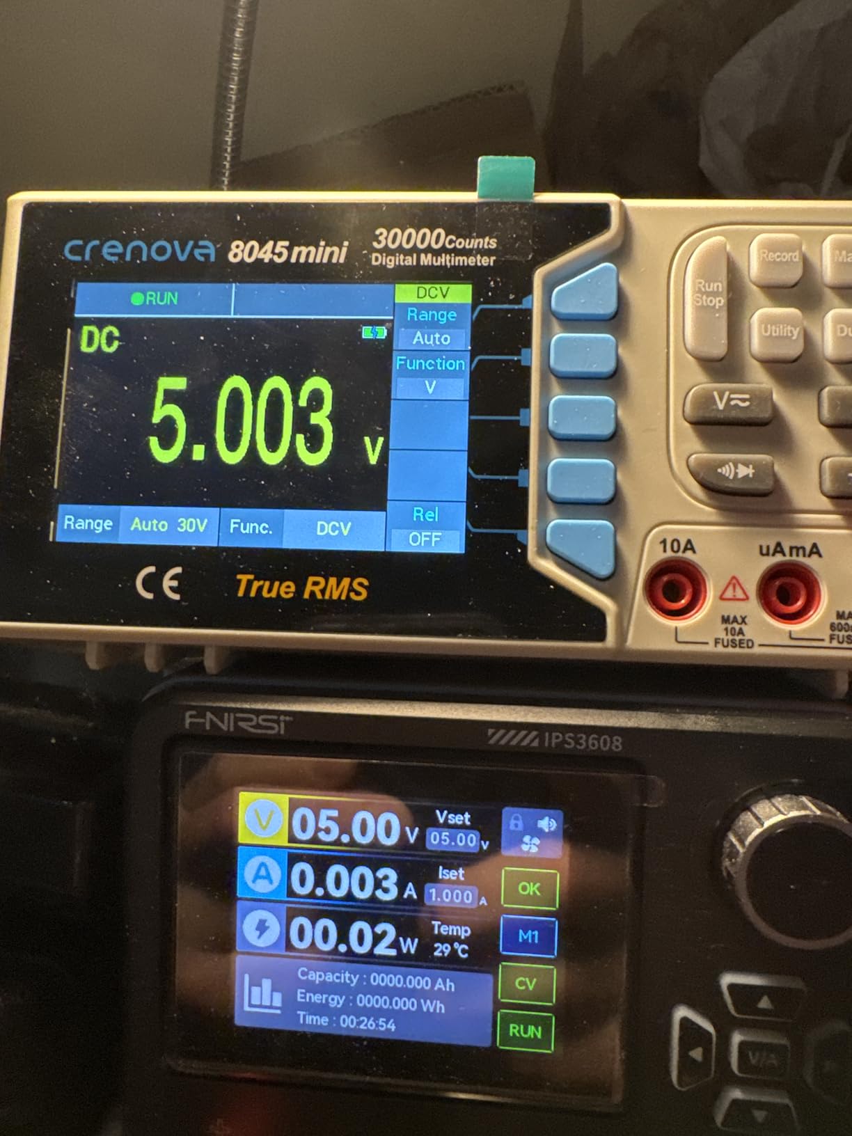 Crenova 30000 Counts True RMS Digital Multimeter, Desktop Bench Multimeter for Lab & Industrial Use. USB Data Logging, CAT II 600V customer photo 2