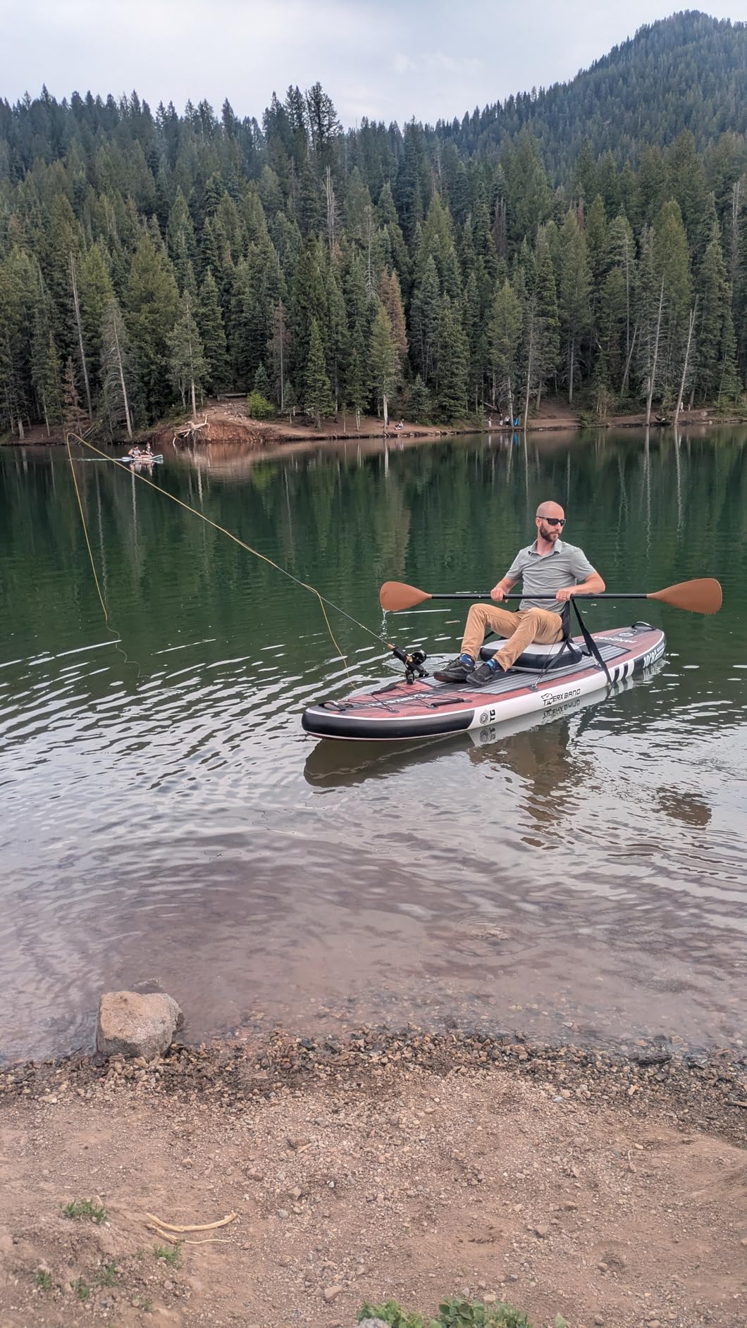 TIGERXBANG Paddle Board, 10.8' Stand Up Paddle Board with Premium Complete Inflatable SUP Accessories, Extra Wide Paddleboards for Adults & Youth customer photo 2