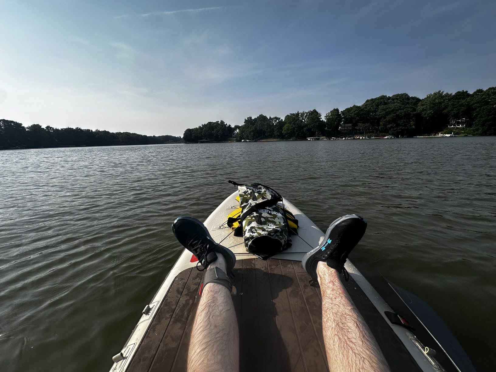 Retrospec Weekender XL Inflatable Paddle Board - Lake Essentials SUP with 400lb Capacity, Wide 11' x 35