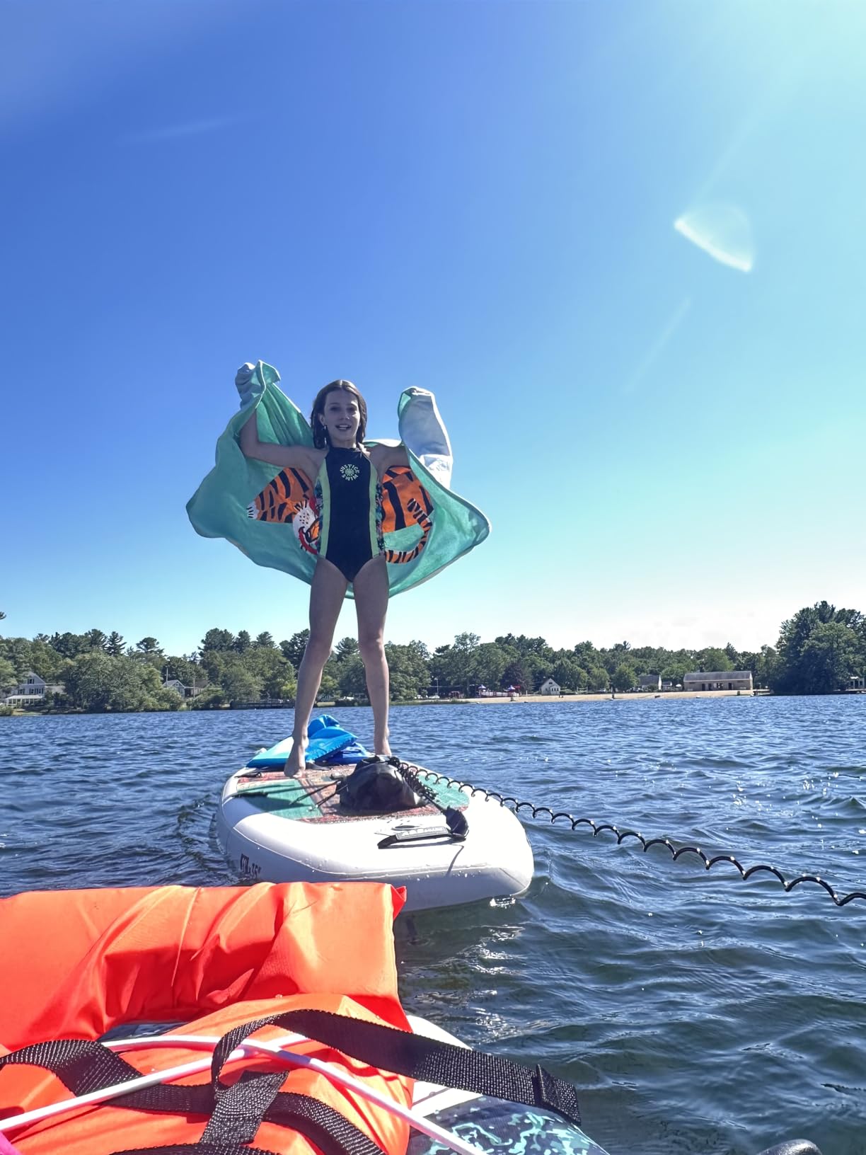 ABBOARD Inflatable Stand Up Paddle Board - Extra Wide Fishing Paddleboard with SUP Accessories Youth/Adults customer photo 1