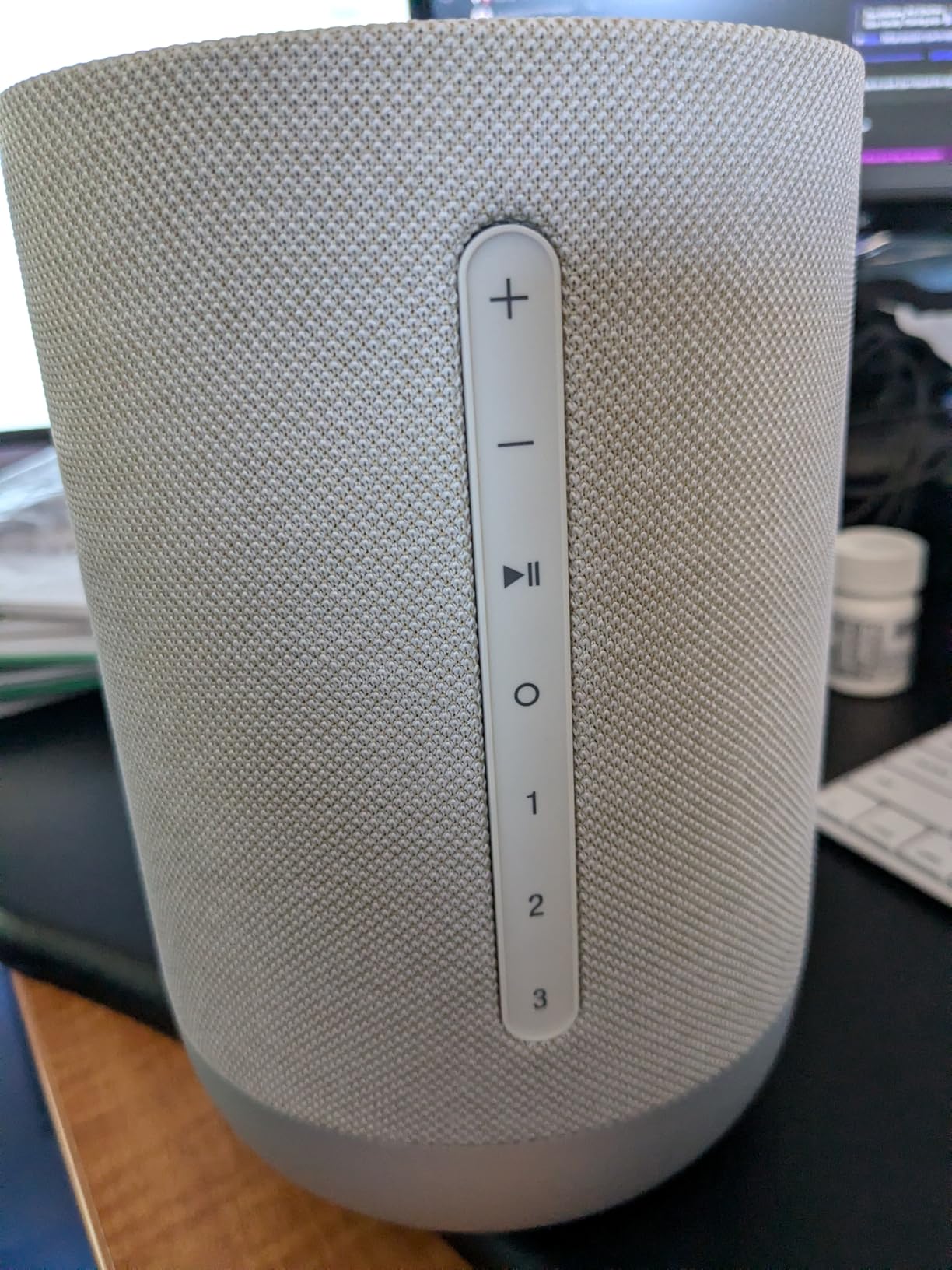 Denon Home 400 Speaker, Wireless Speaker with 6-Driver Array for Stereo and 3D Dolby Atmos Music, HEOS Multiroom Music Control, Wi-Fi, Bluetooth, AirPlay 2, Stone customer photo 2