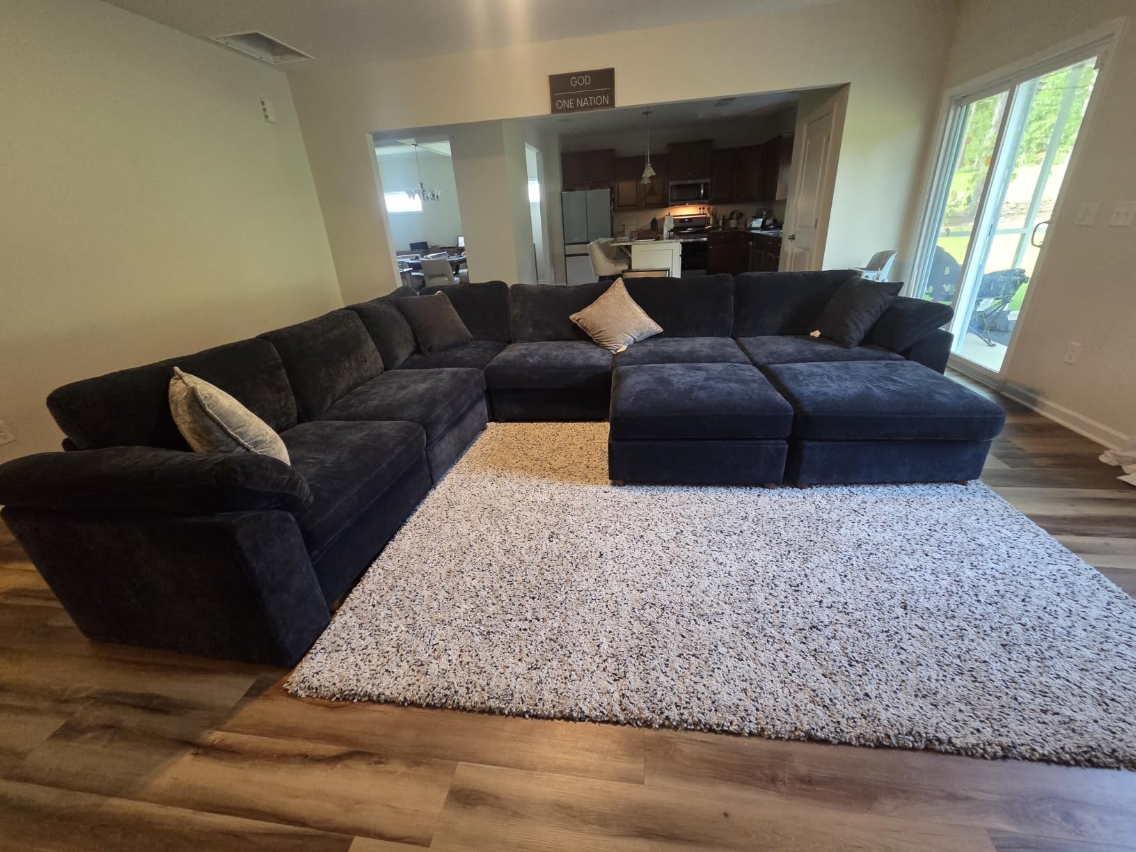 EASE MOOSE Sectional Modular Sofa, Comfortable Oversized L Shape Sectional Couch Wide Deep Seat Sectional Sofa customer photo 1