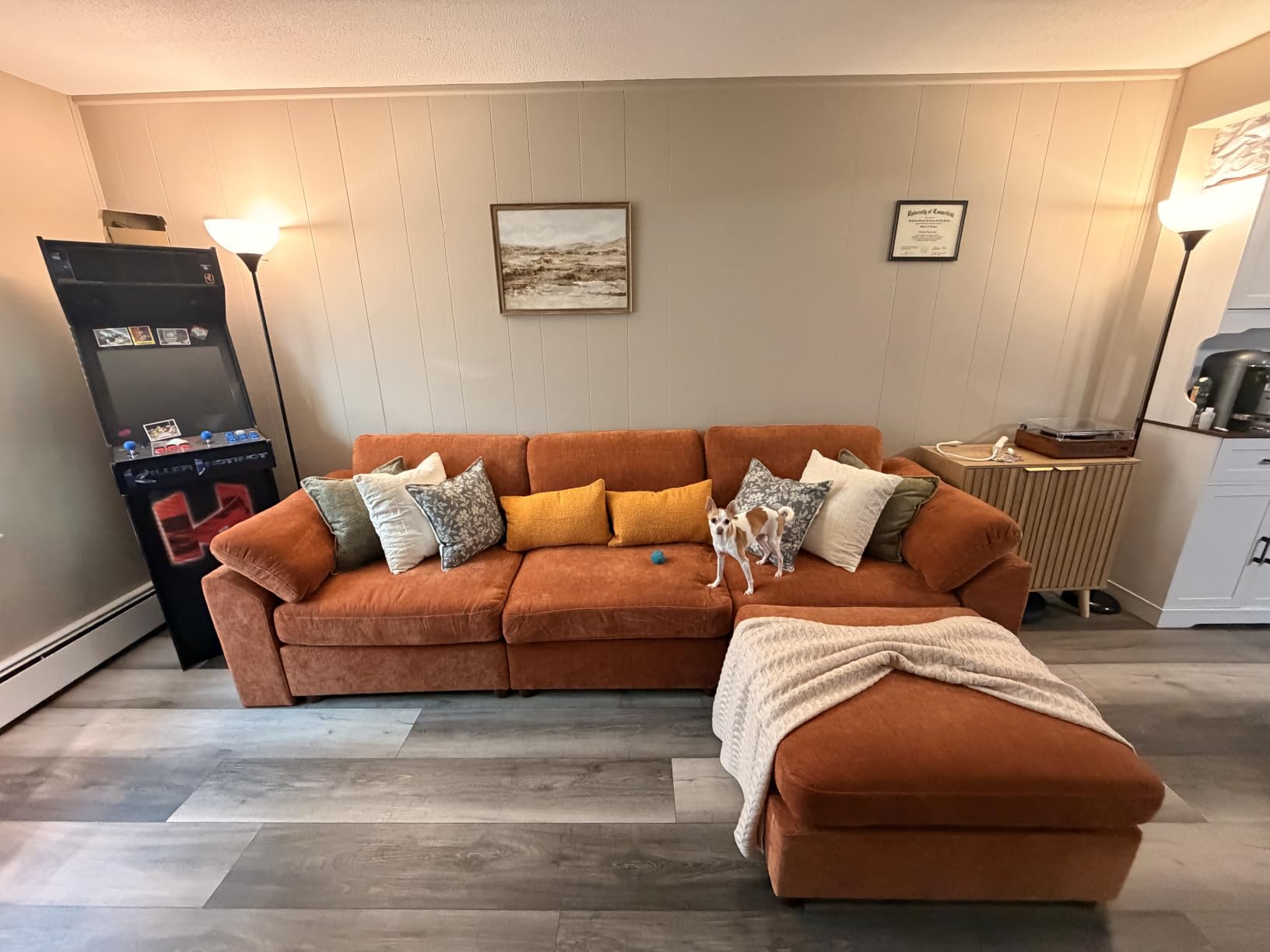 EASE MOOSE Sectional Modular Sofa, Comfortable Oversized L Shape Sectional Couch Wide Deep Seat Sectional Sofa customer photo 2